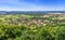 Picturesque medieval village Chateau-Chalon in valley