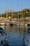 Picturesque Mediterranean harbour scene, early morning