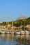 Picturesque Mediterranean harbour scene, early morning