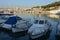 Picturesque Mediterranean harbour scene, early morning