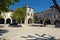 Picturesque Monflanquin, a hilltop bastide town, Lot-et-Garonne, France