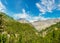 Picturesque mountains, forest and sky. Andorra