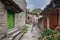 Picturesque narrow in Rocca Ricciarda, a little Tuscan mountain village in the Commune of Loro Ciuffenna, Arezzo Italy