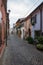 A picturesque narrow street in the ancient district of San Giuliano