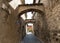 Picturesque narrow town street in Sirmione, Lake Garda