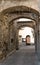 Picturesque narrow town street in Sirmione, Lake Garda