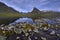 Picturesque Norway mountain landscape. Jotunheimen