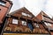 Picturesque old gable houses in Stade, Germany