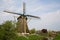 Picturesque old windmill in the Netherlands