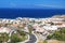 Picturesque outstanding landscape of beautiful resort playa de las americas on tenerife, spain