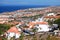 Picturesque outstanding landscape of beautiful resort playa de las americas on tenerife, spain