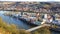 Picturesque panorama of Passau. Germany