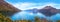 Picturesque panoramic view of Lake Wakatipu, New Zealand
