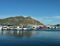 The picturesque postcard look of Hout Bay harbor