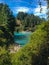 Picturesque Rakaia Gorge and Rakaia River on the South Island of New Zealand