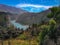 Picturesque Rakaia Gorge and Rakaia River on the South Island of New Zealand