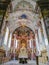 The picturesque Rein Abbey church interior, founded in 1129, the oldest Cistercian abbey in the world, located in Rein near Graz,