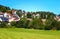 Picturesque residential houses of Bad Soden Salmuenster, Germany