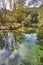 Picturesque river Tajo landscape in autumn. Guadalajara, Spain