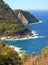 Picturesque rocky coast of elba island, italy