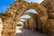 Picturesque ruins of the ancient city of Caesarea