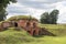 Picturesque ruins of the Daugavpils or Dinaburg fortress, Latvia