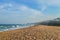 Picturesque Salt rock main beach and a river mouth lagoon in Dolphin coast Durban Ballito South Africa