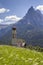 Picturesque San Valentino Church in Castelrotto village