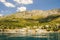 Picturesque scenic landscape of brist in dalmatia, croatia
