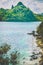 Picturesque sea landscape. Snake Island. Vigan Island. El Nido, Philippines