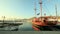 Picturesque seascape. Ships and boats in the harbor