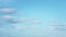 Picturesque sky with floating clouds on sunny day timelapse