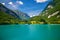 Picturesque small lake Tenno