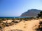 Picturesque Stavros beach at Crete Greece.