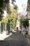 Picturesque stone street in Cadaques