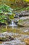 Picturesque stream in the Caucasus mountains