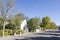 Picturesque street in Mcgregor, formerly Lady Grey, Breede River Valley, Western Cape, South Africa