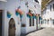 Picturesque street of Mijas. Charming white village in Andalusia