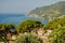 Picturesque summer landscape of vietri sul mare beach, Italy.