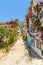 Picturesque summer streets of Kalkan old town, Antalya, Turkey