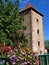 Picturesque tower of the old city wall of Wissembourg