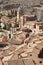 Picturesque town in Spain. Cathedral and ancient fortress. Albarracin