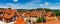 Picturesque town of Tuebingen with colourful half-timbered houses, crossed by the river Neckar. Houses at river Neckar and