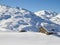 Picturesque traditional cabin in the Alps