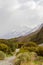 A picturesque valley close to Hooker Lake. Southern Alps, New Zealand