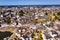 Picturesque view of the city Vannes. View from above. France