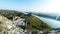 Picturesque view of Devin Castle in Bratislava, Slovakia