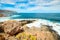 Picturesque view of Kangaroo Island coast with Sea Lions