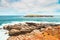 Picturesque view of Kangaroo Island coast with Sea Lions