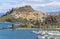 Picturesque view of Medieval town of Castelsardo, Sardinia, Italy